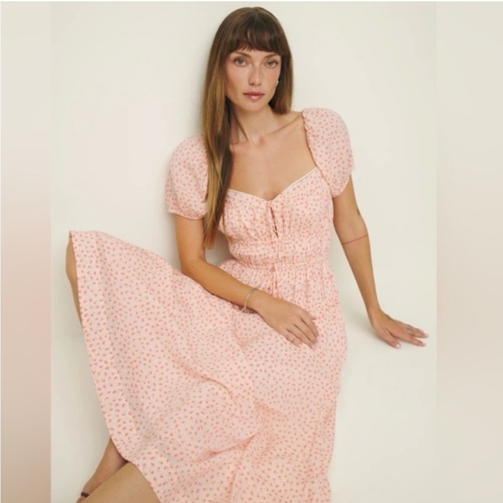Reformation Rhett Dress Floral | Brand New Never Worn - Picture 3 of 11